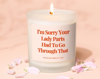 Funny Pregnancy Gift for New Mom, Expecting Mom to Be Candle Gift for Baby Shower, Postpartum Gift