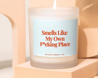 Funny Housewarming Gift, New Home Gift, Funny Candle, Welcome Home, Realtor Gift, New House Gift, Smells Like Candle, Apartment Gift
