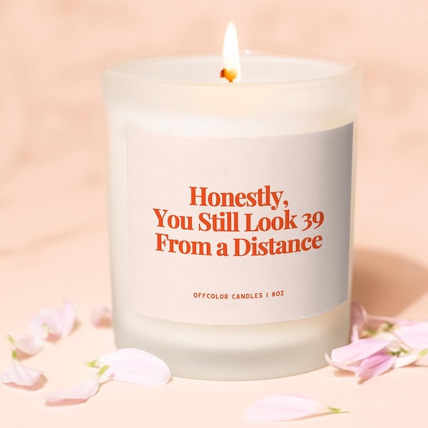 40th Birthday, Funny Candle, 40th Birthday Gift, Birthday Candles, Funny Gifts, Best friend Gift, Gift for Her, Gift for Him, Gag Gift