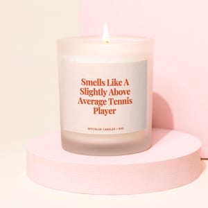 Funny Tennis Gift, Funny Gifts, Funny Candles, Gift for Mom, Birthday Gifts, Coach Gift, Tennis Mom, Tennis Dad, Tennis Birthday, Gag Gift
