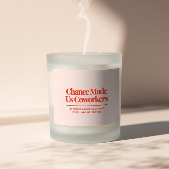 Funny Coworker Gift, Coworker Christmas Gift, Coworker Leaving Gift, Goodbye Gift Coworker, Work Bestie, Farewell Gift, Funny Candle Gift