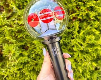 Kpop Decal for Light Stick, Bulk Concert Freebies, Waterproof Decals for Water Bottle, Laptop, Notebook, Borahae, Free Shipping