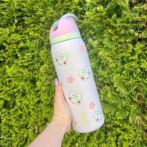 HK Owala 32oz Pink Water Bottle, Sanrio Inspired Hello Kitty