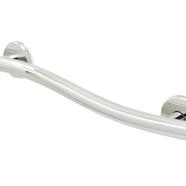 Custom Curved "Modern" Grab Bar for Bathroom Shower - 14", 18", 24" or 36" Length