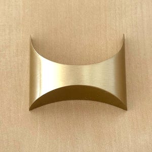 Mid-Century Modern Brasilia Brass Drawer/Cabinet Pull
