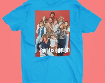 Eight is Enough TV Cast T-Shirt - Nostalgic Family Show Top - Fan Apparel - Unique Gift for Series Lovers