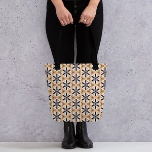 Sunshine Blau Geometrische Tragetasche