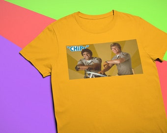 Vintage CHiPs Tee - Classic TV Series Cast, Soft Everyday Shirt, Perfect Gift for Retro TV Lovers