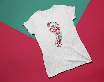 Free Palestine T-Shirt - Stand for Peace & Ceasefire Activism
