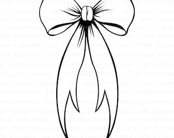 Coquette Hair Bow SVG, Sublimation Png, Ribbon Bow Cut Files, Bow Silhouette Digital Download Clipart, Laser, Unlimited Commercial Use.