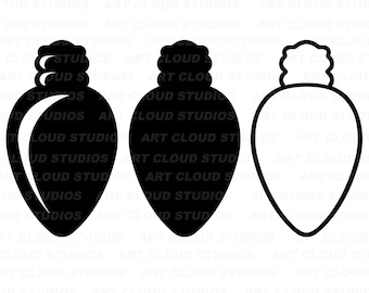 Christmas Bulbs SVG, Christmas Bulbs SVG, Cut File, Jpeg, Holiday Lights Clipart, Digital Download, PNG, Unlimited Commercial Use.