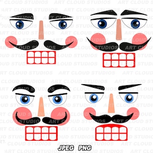 Rosto de quebra-nozes PNG, Silhueta de quebra-nozes PNG, Quebra-nozes Jpeg, Download digital, Clipart Jpeg, Uso comercial,