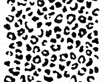 Imprimé léopard SVG, SVG de peau de guépard, fichier coupé, Clipart en peau d'animal, téléchargement numérique, PNG, utilisation commerciale illimitée motif léopard Svg.