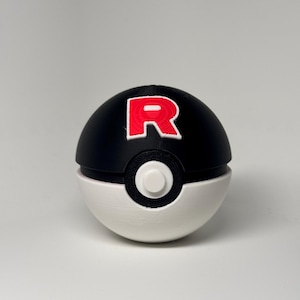 Team Rocket Pokeball 3D Printed