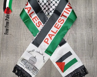 Free Palestine scarf! Show your support // 14 X 135cm //