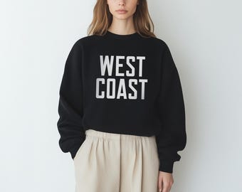 Sudadera de la Costa Oeste, suéter de verano, jersey de playa, jersey de playa, sudadera de la Costa Este, sudadera de verano, camisa de playa, sudadera de vacaciones