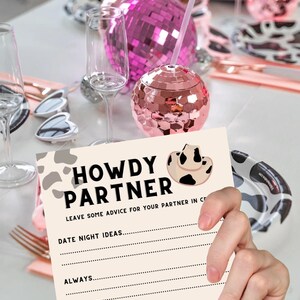 Howdy Partner - Hen Party Games - Bachelorette Party - Last Rodeo Theme -  Digital Download - Cowgirl Theme