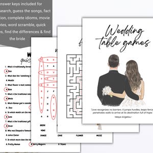 wedding games