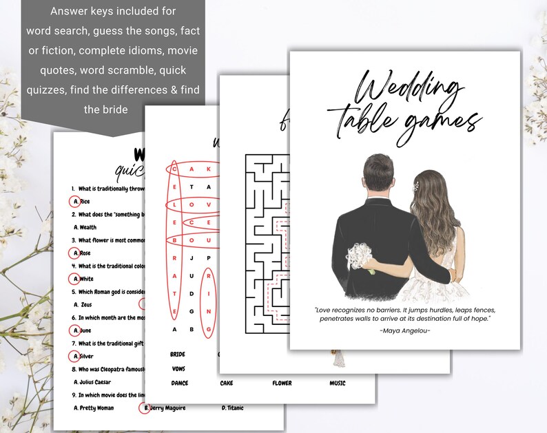 wedding games