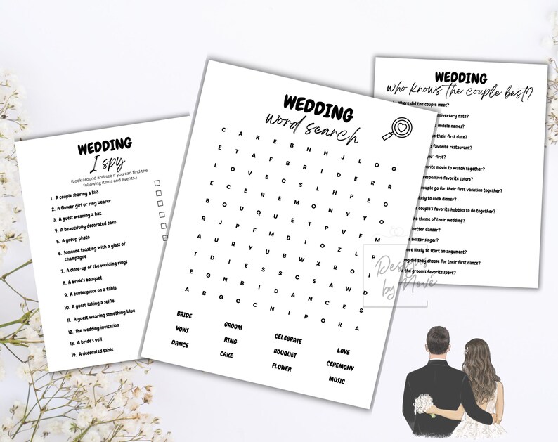 wedding reception games