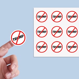 Anti Trump Sticker Pack 9 Pieces
