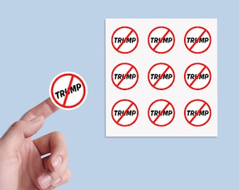 Anti Trump Sticker Pack 9 Pieces