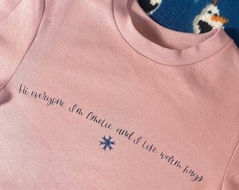 Disney Personalised Frozen and Olaf sweater