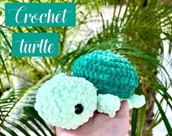 Crochet Amigrumi Turtle Plush