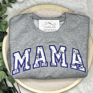Mama Applique Sweatshirt| Embroidered Baby Clothes Keepsake |Mothers Day Gift | Mum Sweatshirt| Babygrow Sweatshirt | Custom Mum