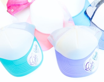 Custom Team Embroidered Trucker Hat, Cute Hats, Gift For Friends