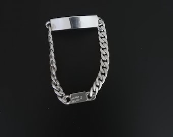 Men’s Mexican sterling silver bracelet 925 – Cuban