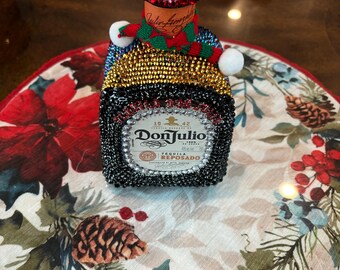 Botella Don Julio Decorada a Mano – Pieza Única de Arte