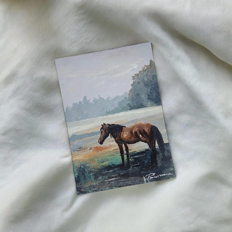 original-hand-painted-horse-fine-art-print-moody-pastoral-landscape