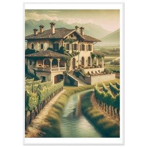 Póster River Home - Arte enmarcado para espacios acogedores - Decoración de pared hecha a mano
