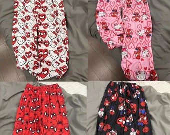 Spiderman x Hello Kitty Pajamas, Perfect Gift for Her/Him