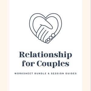 Relationship Worksheets for Couples | Communication & Conflict Resolution PDF | Printable Couples Therapy Workbook
