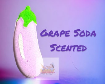 Eggplant Bath Bomb - Grape soda scented