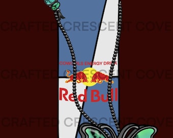Cowgirl Turquoise Redbull Energy Drink Western PNG Digital Design Both Versions Included