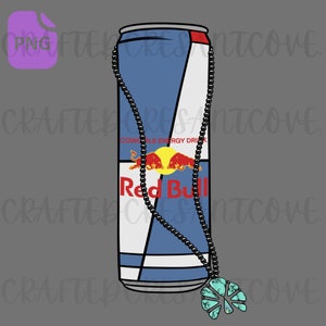 Cowgirl Turquoise Redbull Energy Drink Western PNG Digital Design