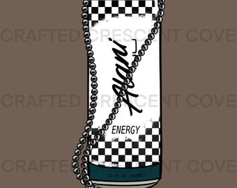 Design digital PNG da Cowgirl Turquoise Alani Energy Drink Western Grunge Yallternative - Ambas as versões incluídas