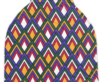 Car Seat, Cover, Breastfeeding Cover, Nursing, Baby, Baby Shower, Gift, Poncho, Nursing Cover, Breastfeeding Cover, Colorful, Geometric