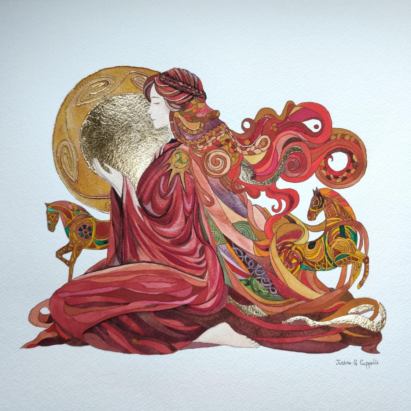 Aine goddess art - Etsy België, image size:1345x1345