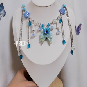 Candy Monster Necklace: Handmade Cyberpunk Halloween Jewelry