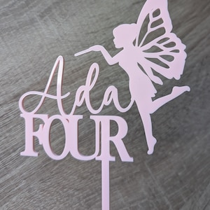 Fairy cake toppers, charms, pixie, acrylic