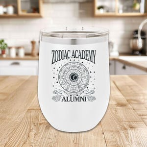Zodiac Academy Tumbler |  Romantasy Bookish Merch | Book Lover Wine Tumbler