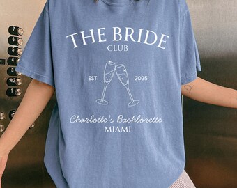 Koszulka na wieczór panieński | The Bride Club Bachelorette | Szampański wieczór panieński