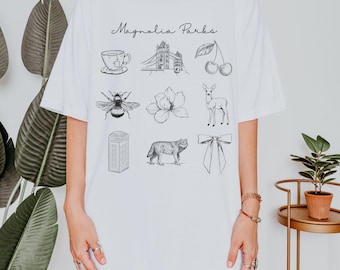 Magnolia Parks Tee | Jessa Hastings | Bookish Merch | Booktok | Bookish T-Shirt