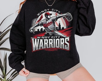 Windy City Krieger Rundhals-Sweatshirt | Liz Tomforde | Windy City Serie Merch