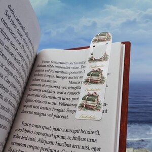 Bookish Christmas Vintage Bookamark, Christmas Gift, Gift for Readers, Gift for Book Lovers, Booktok