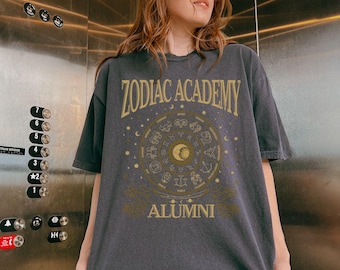 Zodiac Academy Alumni Comfort Colors T-shirt | Boekenachtige kleding | Cadeau voor romantische minnaar